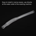 thumbnail image 3 of Manguera de Drenaje para Lavadora Uxcell, ID 22mm Longitud 385mm Tubo Corrugado Flexible Blanco, 3 of 5