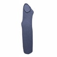 thumbnail image 3 of Vestido Ocean Pacific para Dama, Largo al Tobillo Azul/Blanco Talla CH, 3 of 4