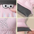 thumbnail image 6 of NAISIBABY Boys Girls Winter Gloves, Plush Fleece 5-Finger Thick Warm Cycling Gloves Handwear for Kids Pink Size M, 6 of 9