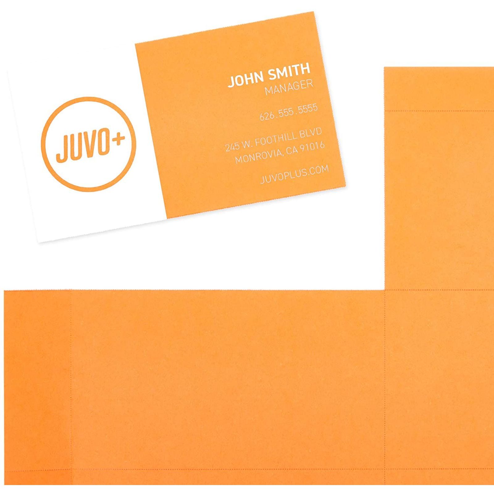500 Orange Blank Business Cards, 50 Sheets Printable Cardstock Paper for  DIY Note Message Card, 3.5 x 2 