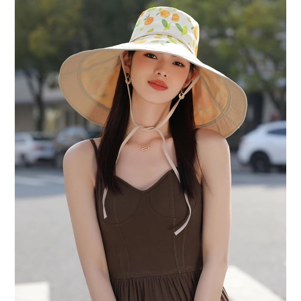 Wide Brim Women Sun Hat Summer Beach Bucket Fishing Hats  display picture 2