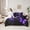 Black Purple, variant on Manfei Cute Butterflies 7-Piece Bedding Comforter Set,Cherry Blossom King Bedding Sets,Light Pink Bed Sheets For Princess,Super Cozy Room Decor Reversible