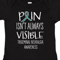 thumbnail image 4 of Inktastic Trigeminal Neuralgia Awareness Pain Isn't Always Visible Boys or Girls Baby Bodysuit, 4 of 5