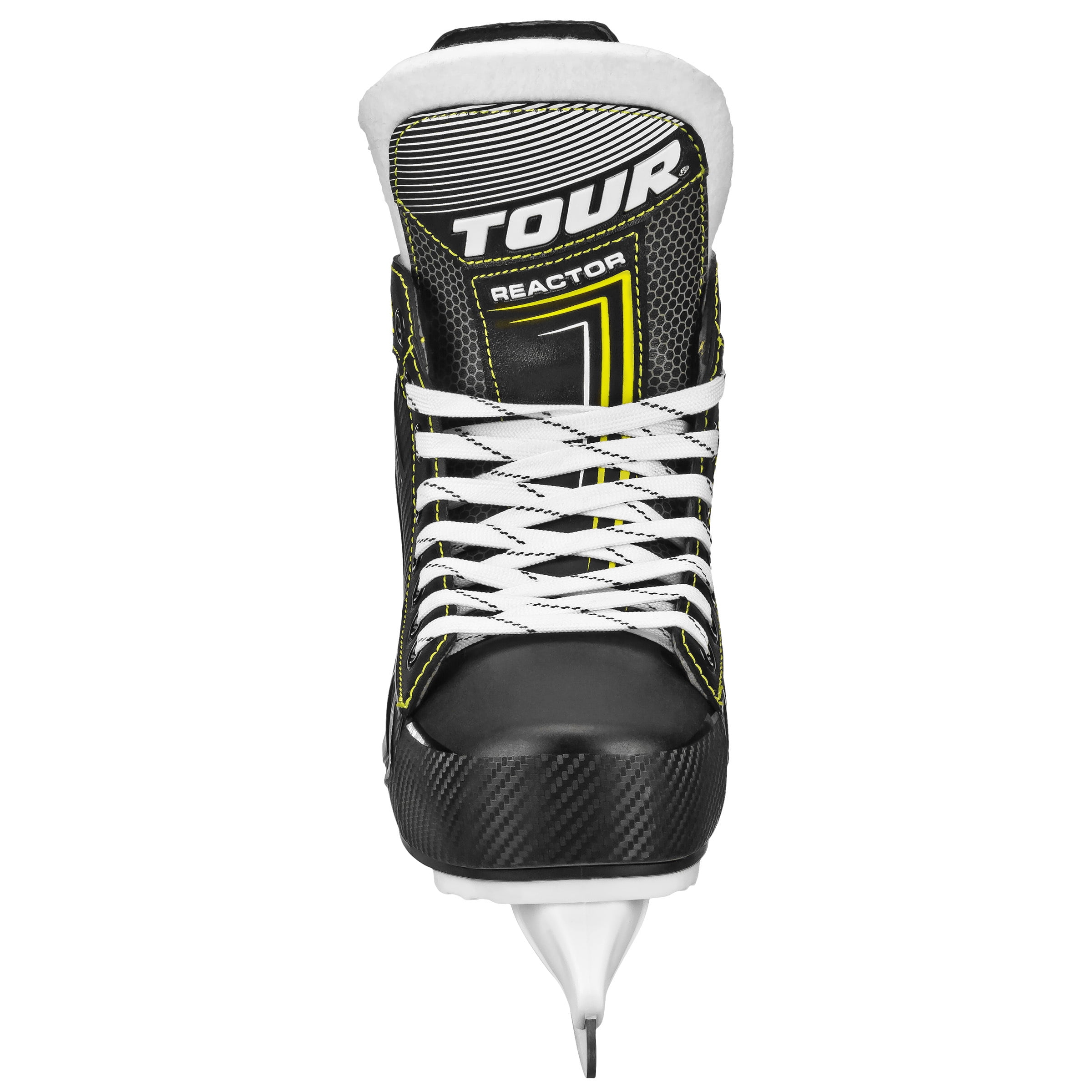 Tour Reactor Youth Hockey Adjustable Ice Skate Black size Small 13J-3