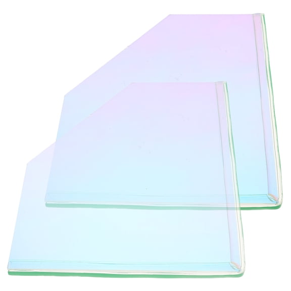 KALLORY 1 Pair Shower Corner Bathtub Water Blocker Acrylic Maintain Wall Cleanliness for Bathroom Use