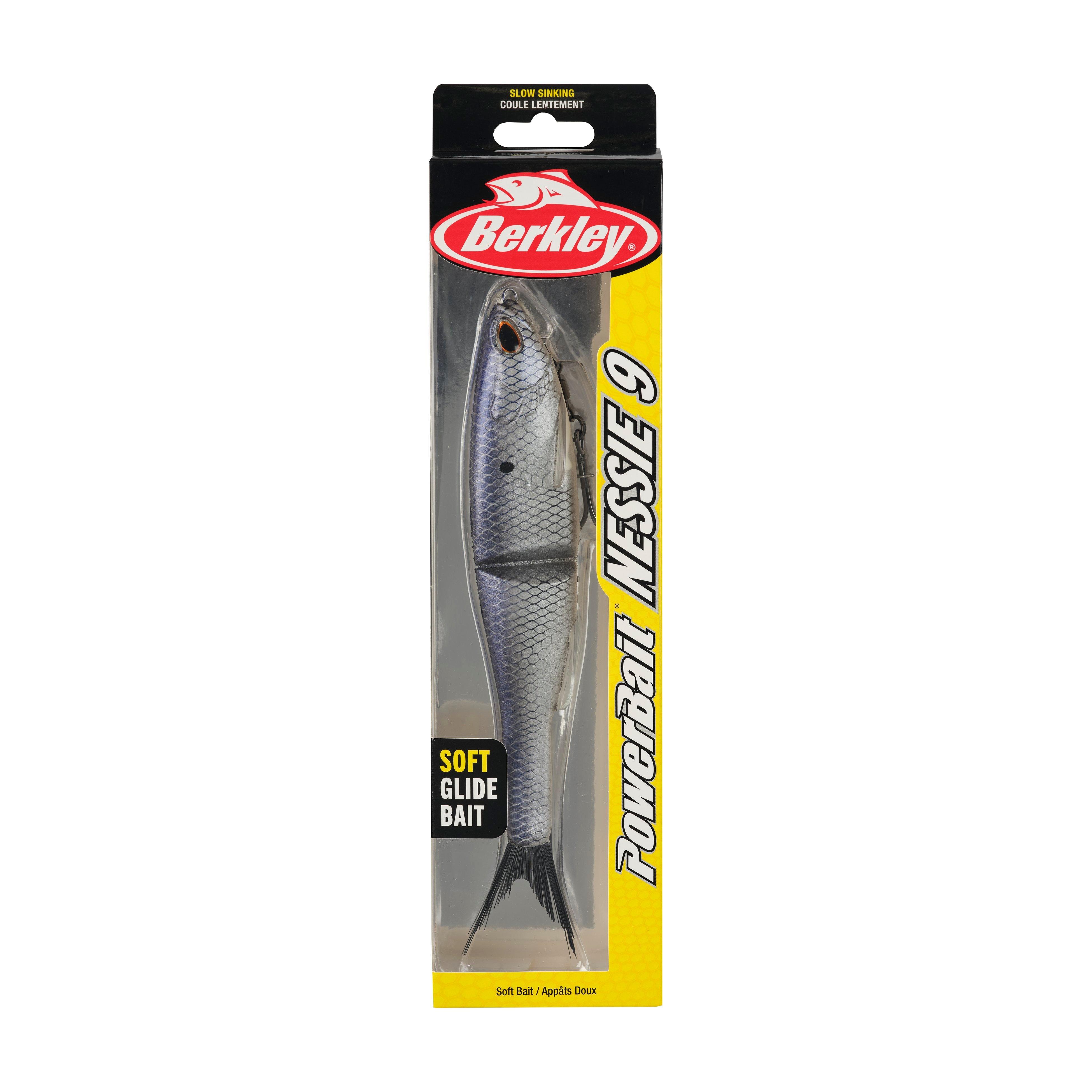 Berkley PowerBait® Nessie, 9 in, Chrome Gizzard