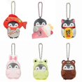 thumbnail image 1 of Pequeño colgante de muñeco de peluche con cadena, bonito pingüino de dibujos animados disfrazado, llavero colgante, decoración, regalo para, D, 1 of 5