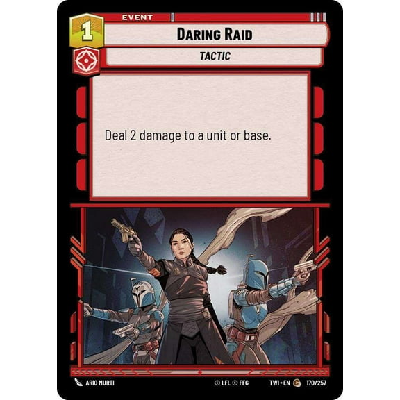 Star Wars: Unlimited Twilight of the Republic Common Daring Raid #170