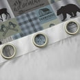 thumbnail image 4 of jejeloiu Adventure Theme Black Out Curtains,Safari Animal Deer Curtains Pack of 2 (42x63 Each),Jungle Wildlife Bear Bedroom Curtains For Adults,Breathable Home Decor, 4 of 6