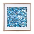 thumbnail image 7 of American Art Decor Blue Seashell Mosaic Coastal Shadow Box Framed Wall Art - 19.62" x 19.62", 7 of 7
