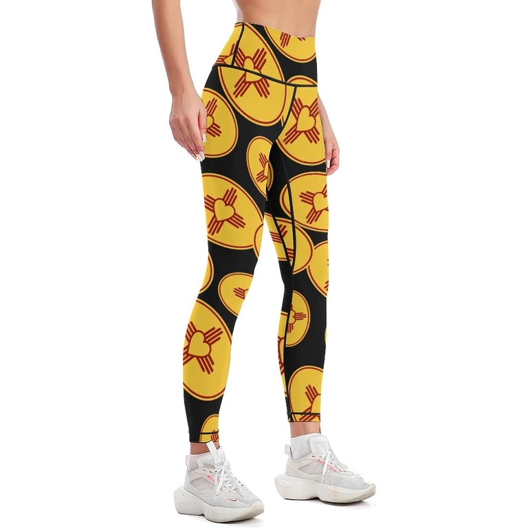 Yoga pants sale with heart logo