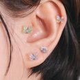 thumbnail image 1 of 3Pcs Ear Studs Eye-catching Charming Resin Women Stud Ear Rings Piercing Jewelry Decor for Girl, 1 of 7
