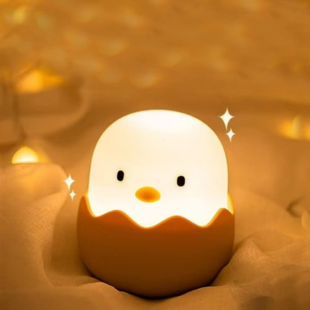 Silicone Bedside Lamp Child Night Light USB Rechargeable Light