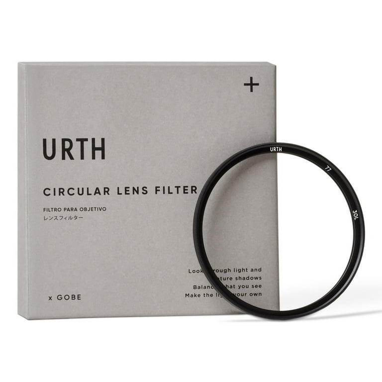 Urth 77mm Uv, Circular Polarizing Cpl , Nd8, Nd1000 Lens Filter Kit Plus Ufkm4ppl77