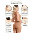 thumbnail image 5 of SONRYSE Slimming Body Shaper Postpartum Girdle for Stomach Body Slimmer Shapewear Fajas Bodysuit for Woman Fajas Colombianas Postparto para Mujer Mocha L, 5 of 5