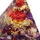 thumbnail image 4 of Regalos de estatuilla de decoración de mesa de dormitorio de casa de curación de meditación de pirámide de cristal, 4 of 7