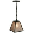 thumbnail image 2 of Meyda 126821 10 in. Square Mission Prime Pendant, Timeless Bronze & Silver Mica, 2 of 2