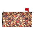 thumbnail image 3 of Fotbe cute record music Skull Mailbox Covers Post Letter Box Cover Garden Decor Standard Size-25.5x21 in, 3 of 9
