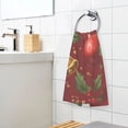 thumbnail image 5 of Decoration Pattern Bath Towel 100% Cotton Soft Thick High Absorbency Hand Face Towel Single Pack 16x28in, 5 of 7