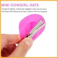 thumbnail image 4 of Small Cowgirl Hats Hair Clip For Bridal Western Party Hair Accessories Masquerades Party Hair Styling Decoration, 4 of 8