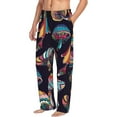 thumbnail image 5 of Cauagu Mushroom Doodle Mens Pajama Pants Sleep & Lounge Pants,PJ Bottoms with Pockets-Medium, 5 of 7