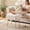 White, variant on Bexfil Faux Fur Storage Ottoman Bench, Vanity Footstool with Hidden Storage, Padded Seat & Adjustable Gold Legs for Bedroom, Makeup Room, Entryway, White
