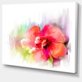 thumbnail image 2 of Belle Aquarelle Florale Rouge - Impression sur Toile Florale, 2 of 4