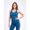 Denim Blue, variant on JupiterGear Women's Long Tank Top with Side Mesh Panels