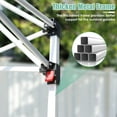 thumbnail image 6 of Pirecart 10' x 10' Pop up Canopy Tent, Outdoor Canopy Shelter Gazebo with 4 Removable Sidewalls and Carrying Bag, Black, 6 of 7