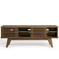 thumbnail image 4 of Allora Modern Wood Media Console TV Stand for TVs up to 50" in Walnut, 4 of 7