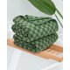 thumbnail image 2 of Toallas de baño Jacquotha Luxury Green a cuadros, 480 g/m², algodón, 2 of 7