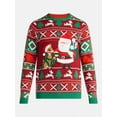 thumbnail image 5 of Rudolph The Red-Nosed Reindeer Men's Santa Christmas Sweater, Midweight, Sizes S-3XL, 5 of 5