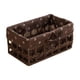 thumbnail image 4 of Cesta de almacenamiento Caja De Almacenamiento Rectangular Organizador De Artículos Diversos De Escritorio Para Dormitorio Café Mediano Magideal Cesta de almacenamiento, 4 of 6