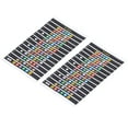 thumbnail image 1 of LYUMO Guitar Scale Sticker, Guitar Fretboard Sticker 10 Sheet For Practice Room, 1 of 8