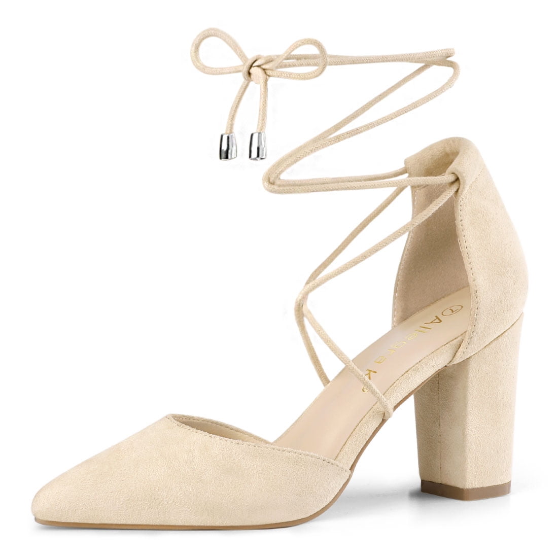 tan pointed toe heels