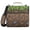 Dirt Grass Pixel Art, variant on 3 Ring Zipper Binder with Shoulder Strap Waterproof Trapper Keeper 2 Inch D-Ring 500 Sheets Capacity, Dirt Grass Pixel Art