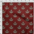 thumbnail image 3 of oneOone Cotton Poplin Fabric Leaves & Floral Block Fabric Prints By Yard 56 Inch Wide, 3 of 4
