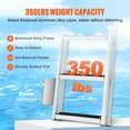 thumbnail image 3 of VEVOR Aluminum Dock Ladder Boat Dock Ladder Removable 5 Steps with 350lbs Load, 3 of 9