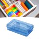 thumbnail image 3 of Caja de lápices para niños, estuche de plástico portátil para estudiantes de arte profesional, aula escolar, con tapa hermética, color azul, 3 of 9
