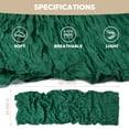 thumbnail image 5 of Sm:)e Boho Emerald Green Gauze Cheesecloth Table Runner 35x120 Inch, Multi-Purpose Decor for Kitchen Dining Wedding Holiday Party, 5 of 5
