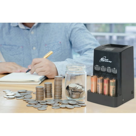 Royal Sovereign One Row Digital Coin Counter, DCB-275D
