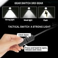 thumbnail image 3 of Powerful Handheld Led Flashlights Fixed Focus Usb Rechargeable Super Bright Hand Lantern For Camping Emergencies, 3 of 9