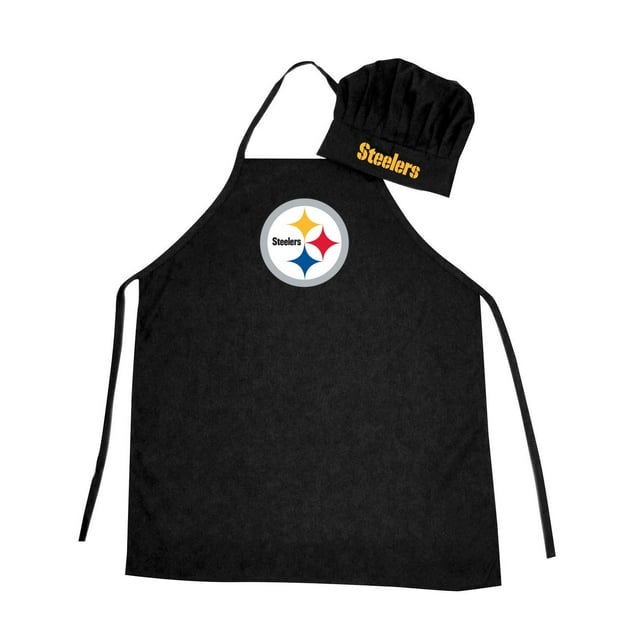 NFL Pittsburgh Steelers Sports Team Logo Apron and Chef Hat
