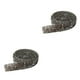 thumbnail image 4 of Matsuzay Bling Pegatinas Cinta Recortar Resina Cristal Decoración Apliques Artesanía Ligero Fijar Decoración Perlas Taladro Tira para Automóvil Profundo Gary 1 yarda 1 cm de ancho 2piezas Matsuzay CBP334302, 4 of 6