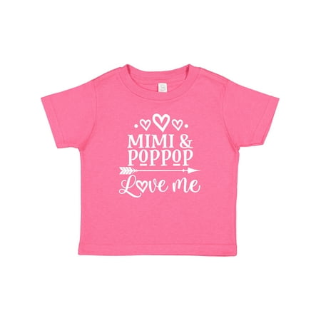 

Inktastic Mimi and PopPop Love Me Outfit Gift Baby Girl T-Shirt