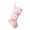 Santa Claus, variant on Large Pink Christmas Stocking with 3D Plush Reindeer Figure, 16.54in Xmas Hanging Ornament Shiny Gift Bag with Rope for Holiday and Party