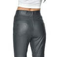 thumbnail image 2 of Ladies Leather Stretch Pants with Pockets, 2 of 5