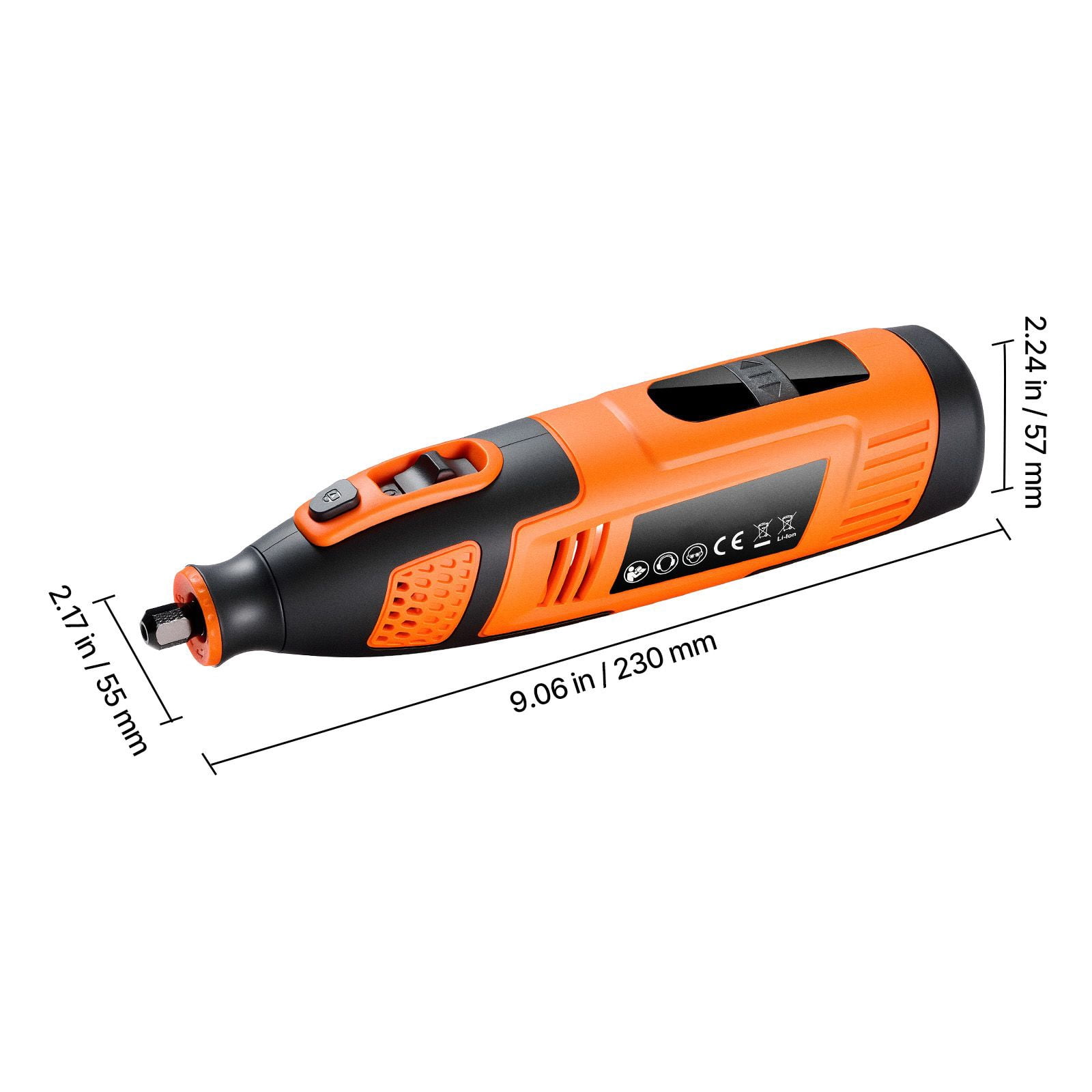 Cordless Rotary Tool Kit 119-Piece, DC12V with 28 Speeds 5000-32000 RPM, 2500mAh Battery, Digital Display, Type-C Charging for DIY Cutting Sanding Drilling