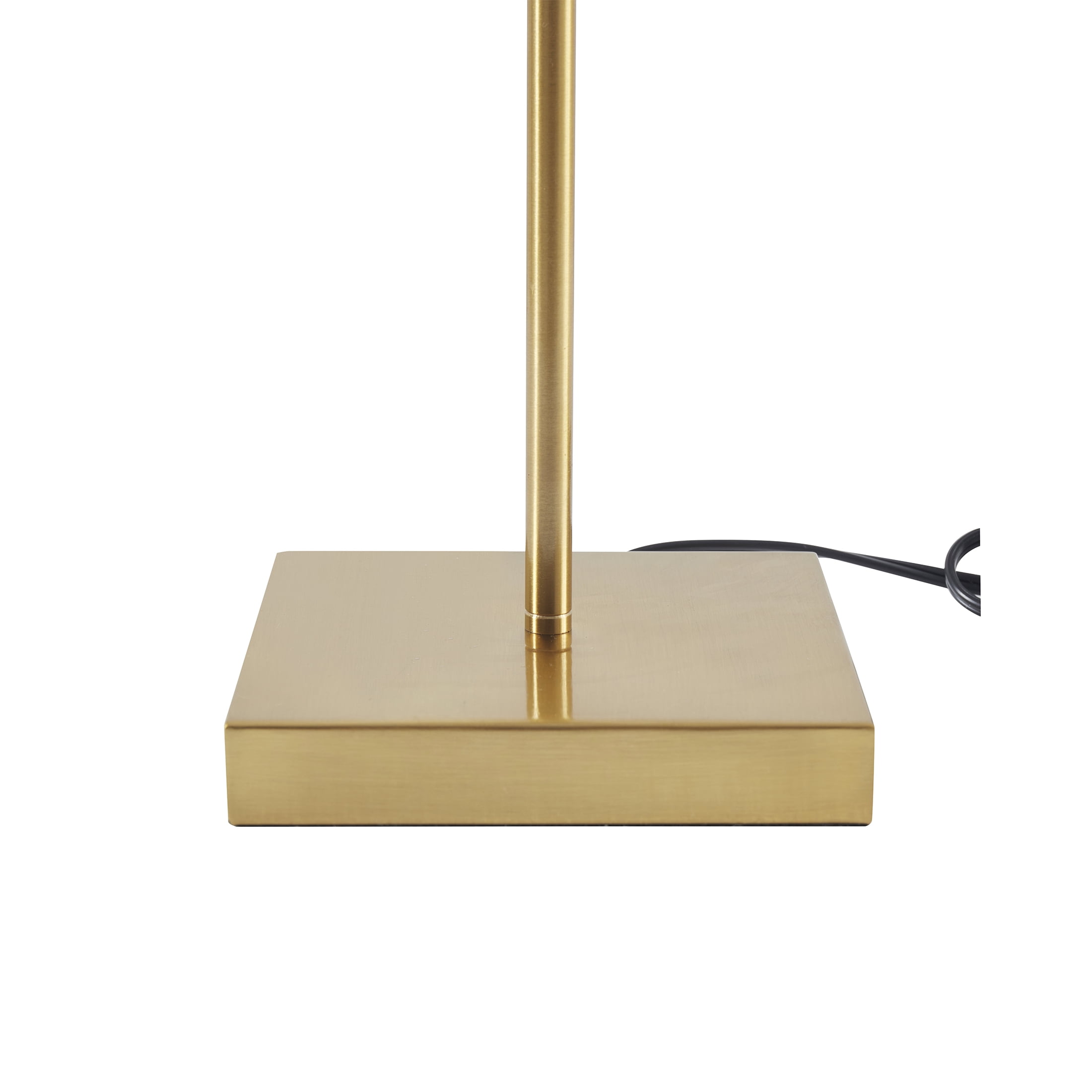 Better Homes & Gardens 21" Gold Brass Pleated Shade Table Lamp