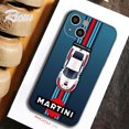 thumbnail image 1 of Martini Racing Horizontal Stripe Phone Case for Iphone 15 14 13 12 11 Pro Max X XR XS Mini 7 8 Plus Phone Full Coverage Covers, 1 of 7